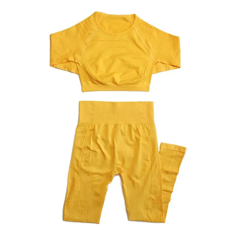 Seamless yoga gym suit - Glucklich Goods LLC