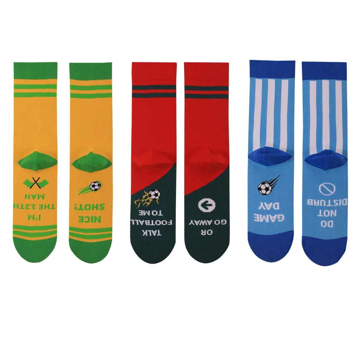 Flag Design Mid - Calf Socks With Moisture - Wicking, Sweat - Absorbing, Odor - Resistant, And Antibacterial Properties - Glucklich Goods LLC