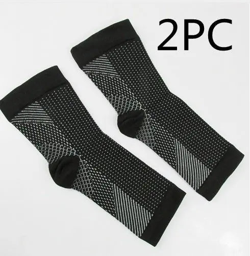 Men Women Anti Fatigue Compression Foot Sleeve Foot Ankle Compression Socks - Glucklich Goods LLC