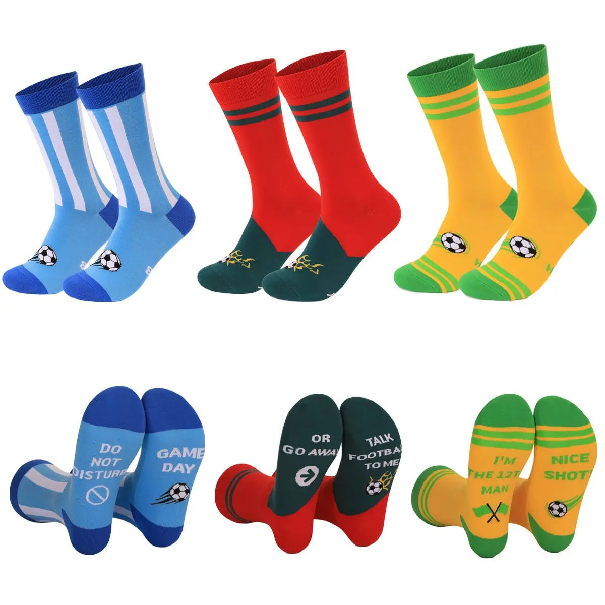 Flag Design Mid - Calf Socks With Moisture - Wicking, Sweat - Absorbing, Odor - Resistant, And Antibacterial Properties - Glucklich Goods LLC