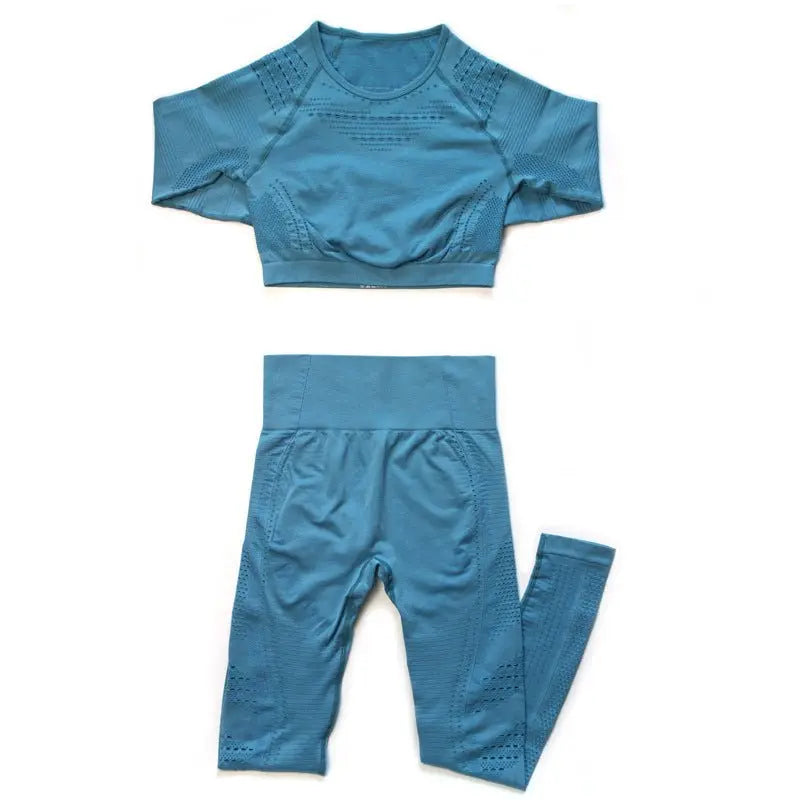 Seamless yoga gym suit - Glucklich Goods LLC