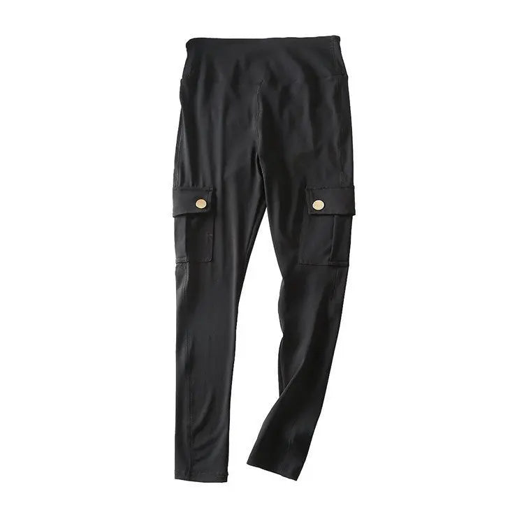 Skinny slim high elastic gym pants - Glucklich Goods LLC