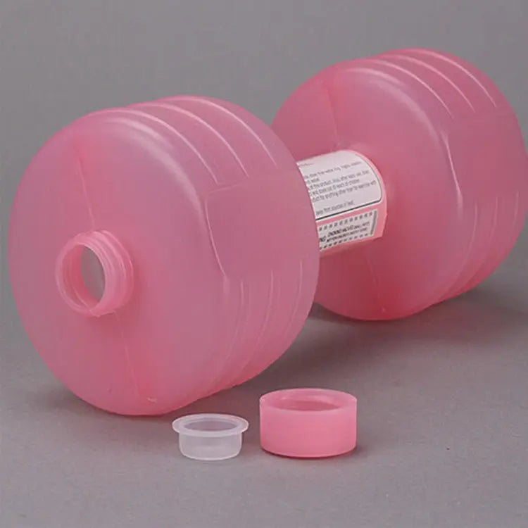 Water Dumbbell Weight Dumbbells for Slimming and Fitness Workout Yoga Gym Sport Plastic Bottle - Glucklich Goods LLC