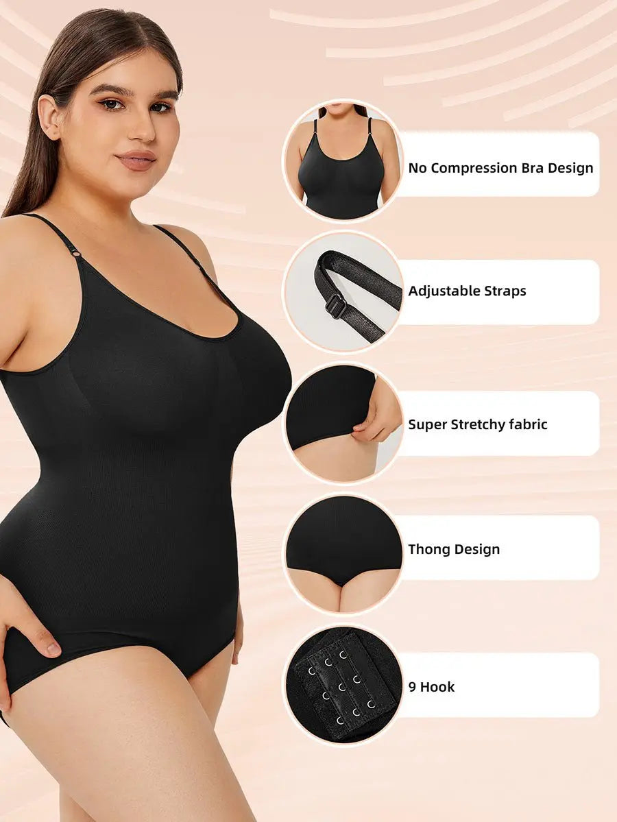 Women's Full Body Shaper with Tummy Control - Bust Shapewear Bodysuit - Glucklich Goods LLC