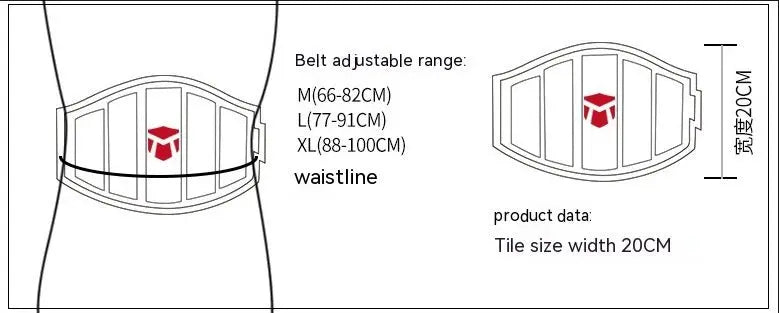 Deep Squat Workout Belt Weightlifting Hard Pull Weight - bearing Girdle Workout Devices - Glucklich Goods LLC
