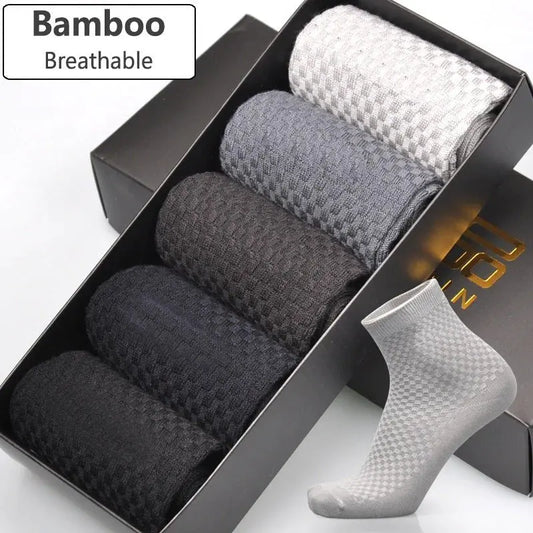 Socks men's new bamboo fiber men's socks - Glucklich Goods LLC