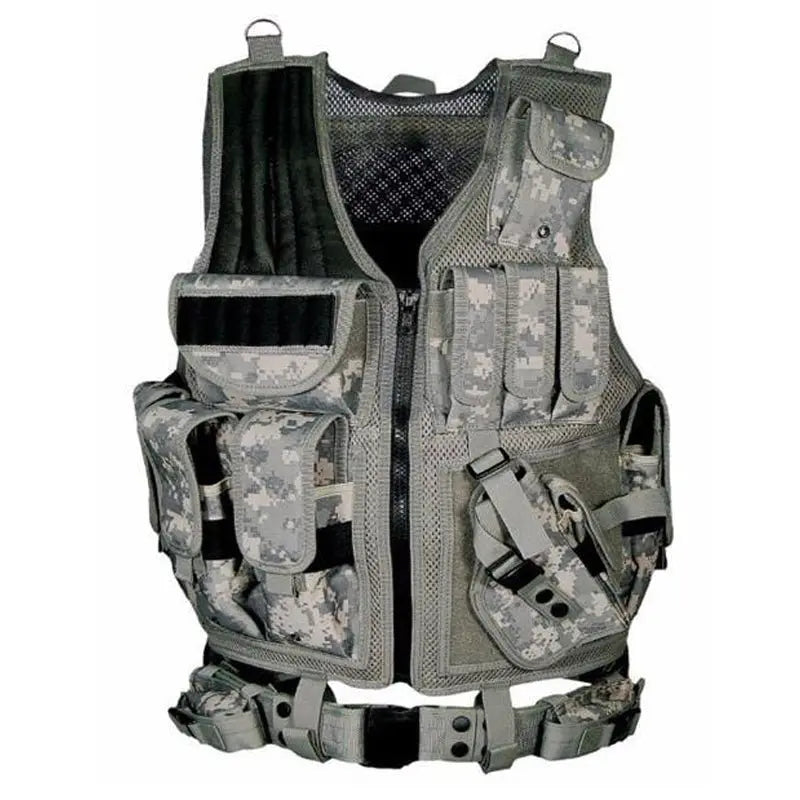 Military Tactical Vest Molle Plate Carrier for Airsoft and Hunting - Glucklich Goods LLC