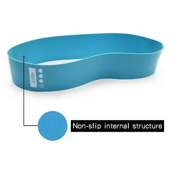 Booty Bands Set for Fitness Gym Workout - Resistance Bands Kit with Mini Yoga Exercise Elastic Loop Bands - Glucklich Goods LLC