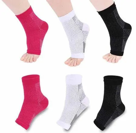 Men Women Anti Fatigue Compression Foot Sleeve Foot Ankle Compression Socks - Glucklich Goods LLC