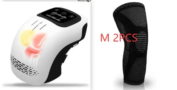 Electric Knee Massager with Heat & Infrared Laser – Cordless Pain Relief & Vibration Therapy - Glucklich Goods LLC