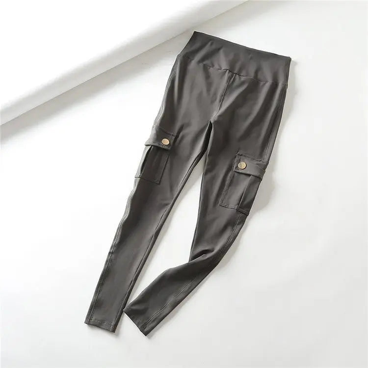 Skinny slim high elastic gym pants - Glucklich Goods LLC