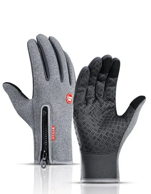 Waterproof Winter Sports Touch Screen Gloves With Fleece for Motorcycle Riding - Glucklich Goods LLC