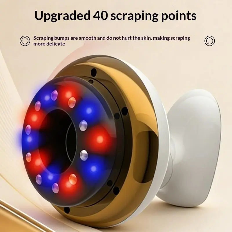 Electric Gua Sha Beauty Massager Meridian Cupping Device for Abdominal Massage