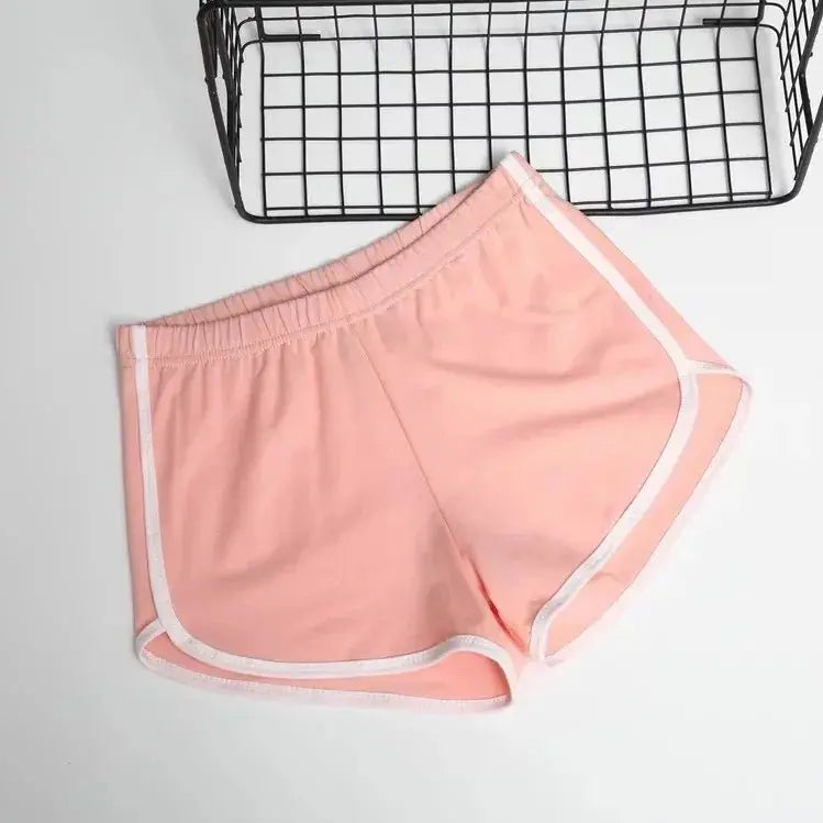 Summer Cotton Lounge Shorts for Women - High Waist, Loose Fit - Glucklich Goods LLC