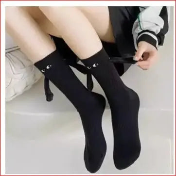 Couple Magnetic Handle Cute Hand Socks Christmas - Glucklich Goods LLC