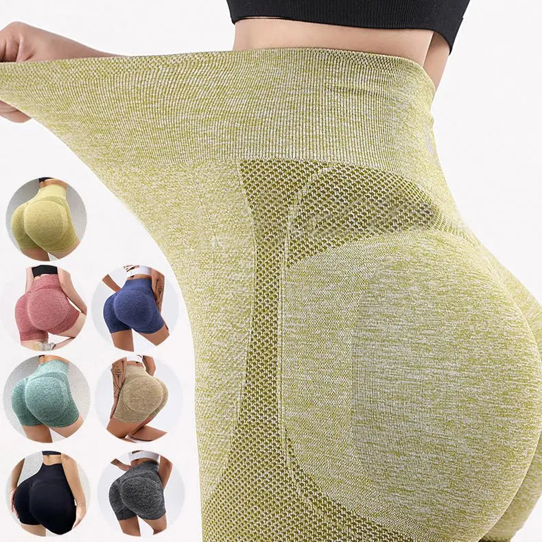 Fitness Yoga Shorts Pants Butt Lifting Seamless Leggings Women Gym - Glucklich Goods LLC