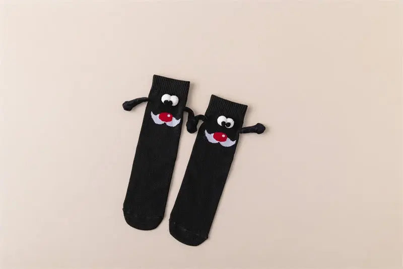 Couple Magnetic Handle Cute Hand Socks Christmas - Glucklich Goods LLC