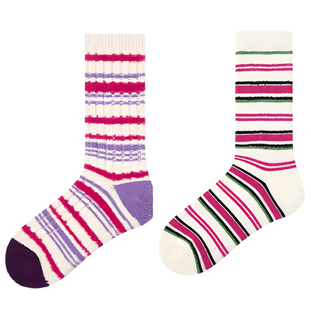Renaissance Original Women's Mid - Calf Thermal Socks Fall And Winter Bone - Free Padded Minimalist Instagram - Style Socks For Women Set Of 2 Pairs - Glucklich Goods LLC