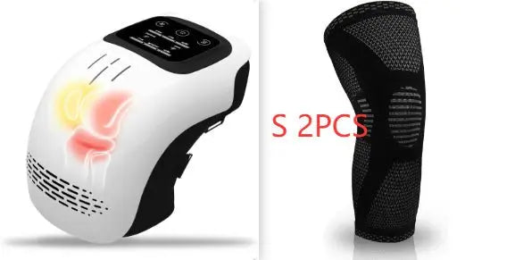 Electric Knee Massager with Heat & Infrared Laser – Cordless Pain Relief & Vibration Therapy - Glucklich Goods LLC