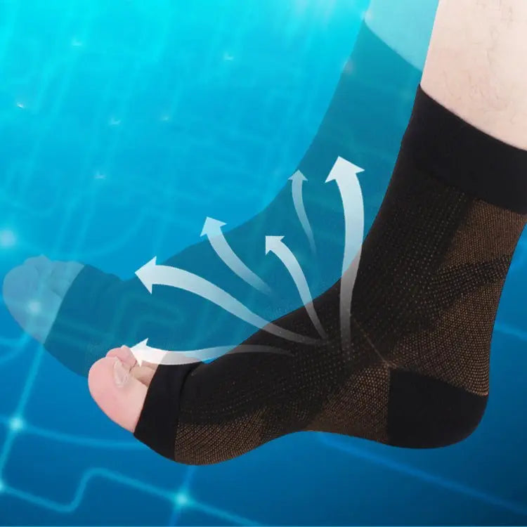 Men Women Anti Fatigue Compression Foot Sleeve Foot Ankle Compression Socks - Glucklich Goods LLC