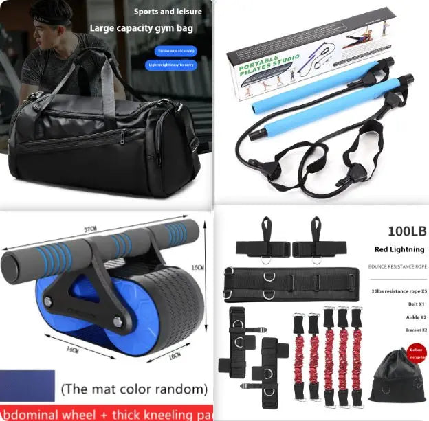Automatic Rebound Ab Roller & Waist Trainer Device for Home Gym - Glucklich Goods LLC
