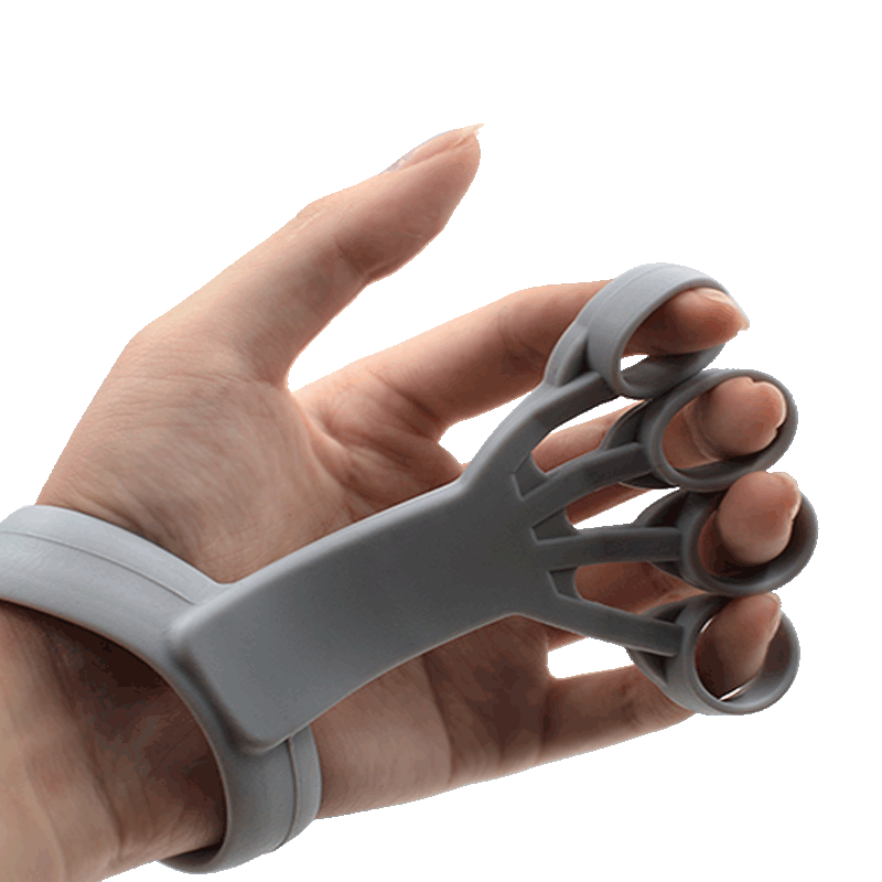 Hand Grip Trainer Silicone Finger Stretcher Arthritis Rehabilitation Pain Relief Device - Glucklich Goods LLC