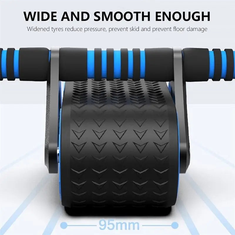Automatic Rebound Ab Roller & Waist Trainer Device for Home Gym - Glucklich Goods LLC