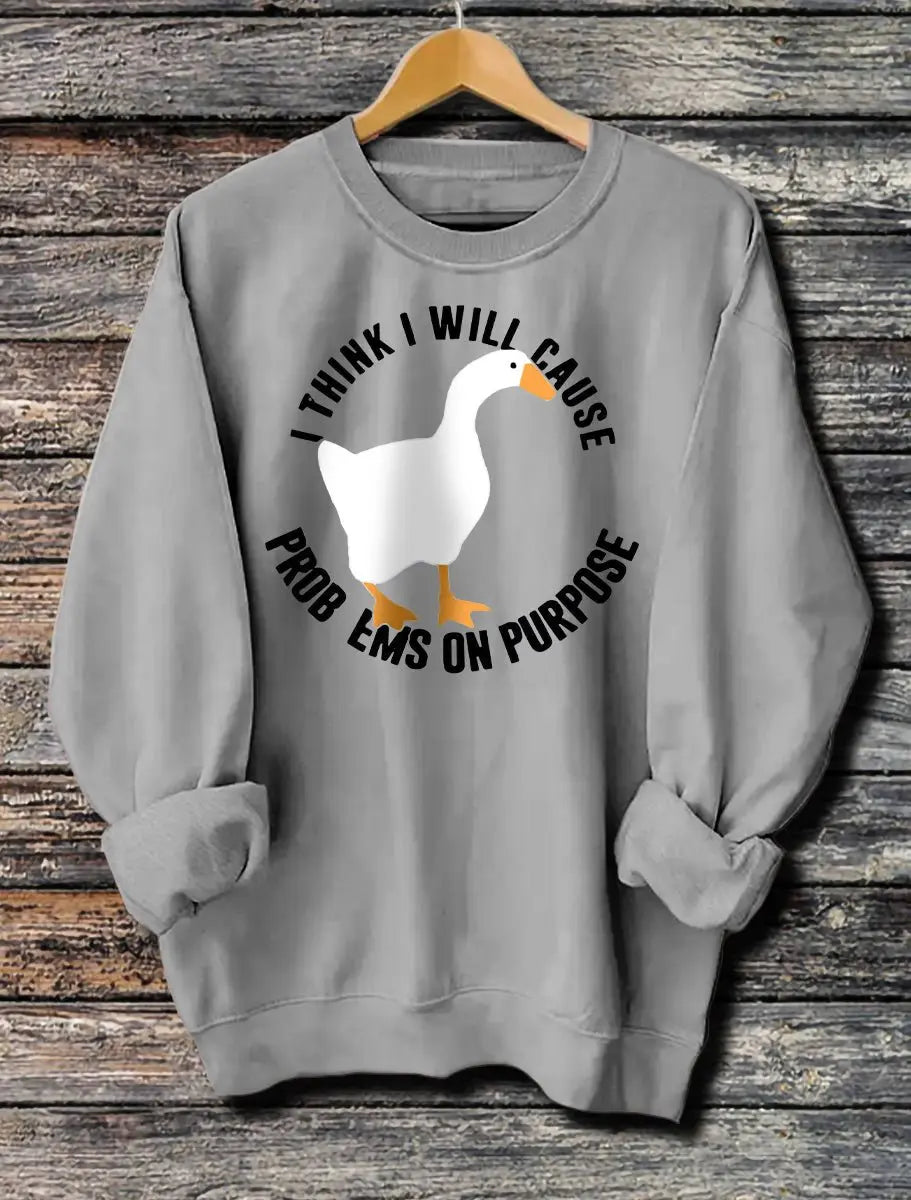 Women's Long Sleeved Printed Hoodie - Glucklich Goods LLC