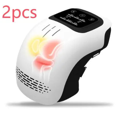 Electric Knee Massager with Heat & Infrared Laser – Cordless Pain Relief & Vibration Therapy - Glucklich Goods LLC