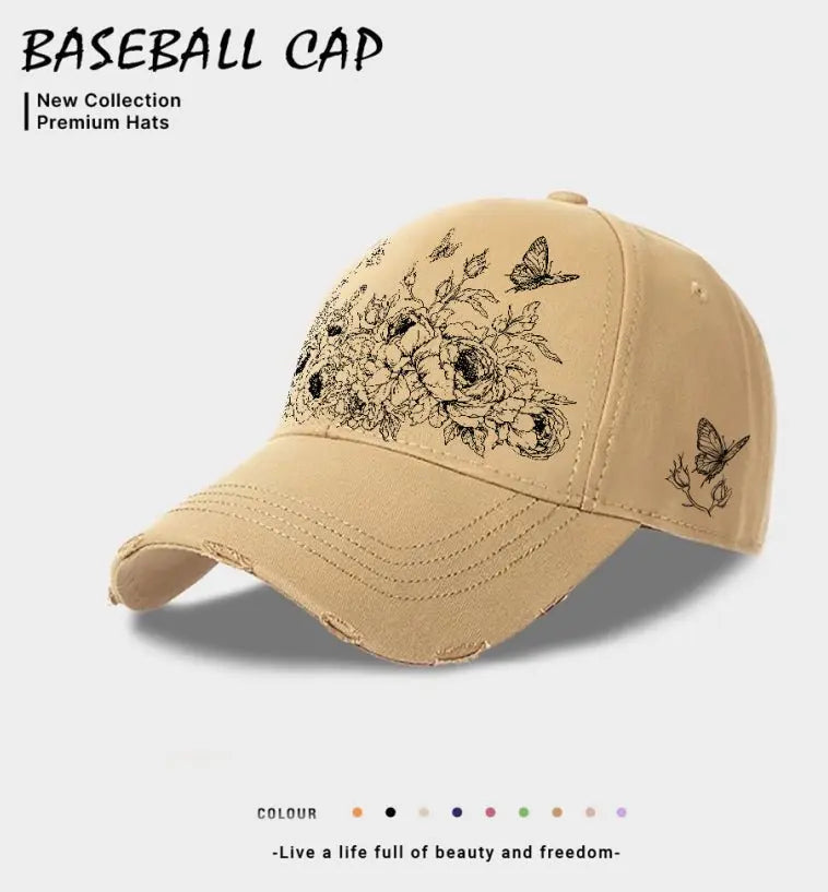 European And American Style Casual Baseball Cap For Women - Glucklich Goods LLC