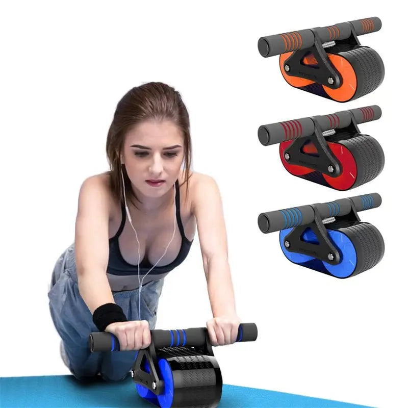 Automatic Rebound Ab Roller & Waist Trainer Device for Home Gym - Glucklich Goods LLC