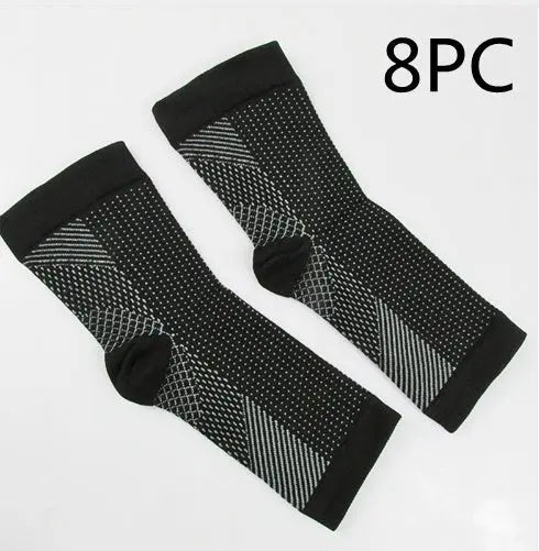 Men Women Anti Fatigue Compression Foot Sleeve Foot Ankle Compression Socks - Glucklich Goods LLC