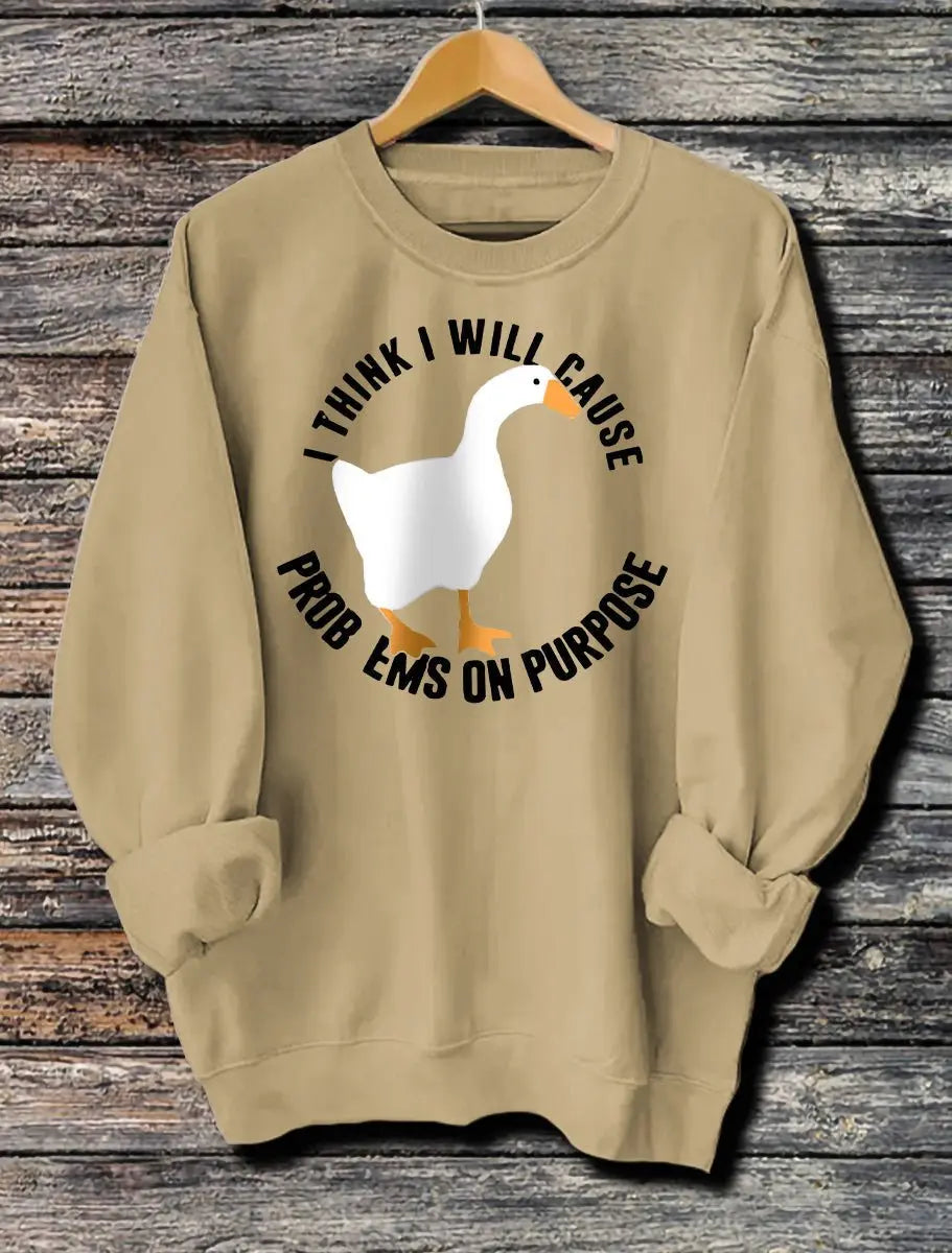 Women's Long Sleeved Printed Hoodie - Glucklich Goods LLC