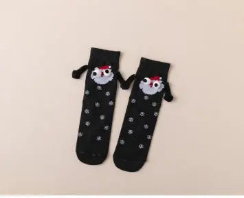 Couple Magnetic Handle Cute Hand Socks Christmas - Glucklich Goods LLC