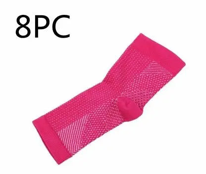 Men Women Anti Fatigue Compression Foot Sleeve Foot Ankle Compression Socks - Glucklich Goods LLC