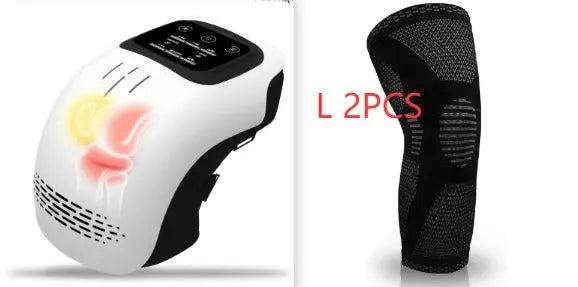 Electric Knee Massager with Heat & Infrared Laser – Cordless Pain Relief & Vibration Therapy - Glucklich Goods LLC