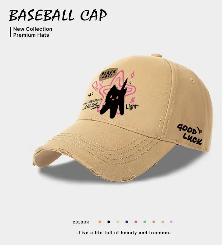 European And American Style Casual Baseball Cap For Women - Glucklich Goods LLC