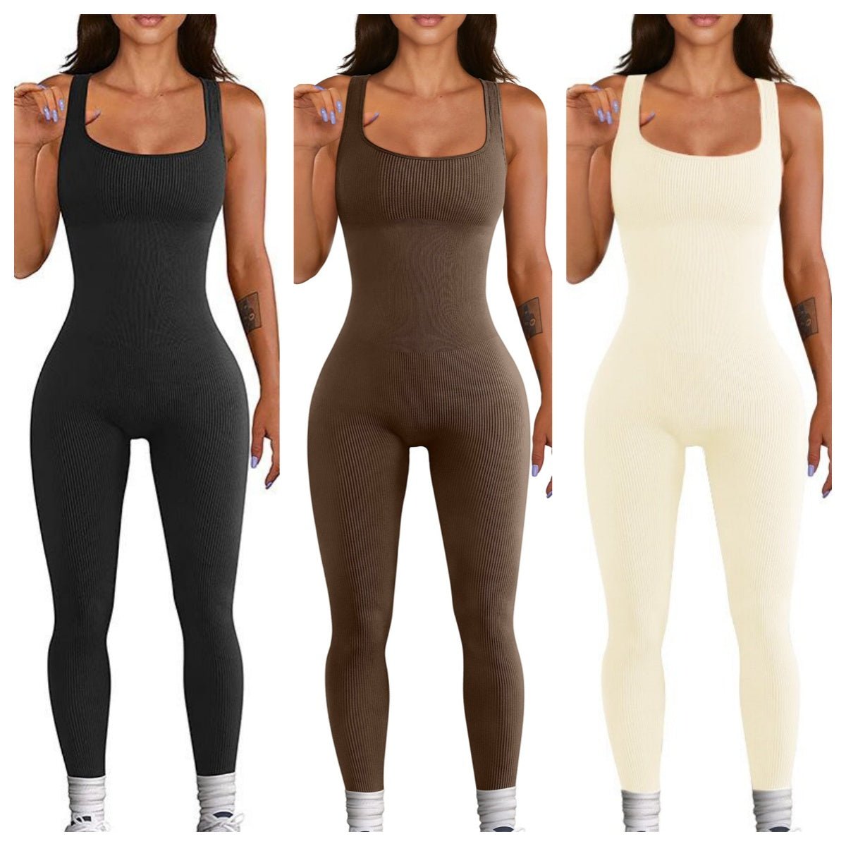 Women's Suspender Tank Shaping Top Tights sports yoga holiday for summer - Glucklich Goods LLC
