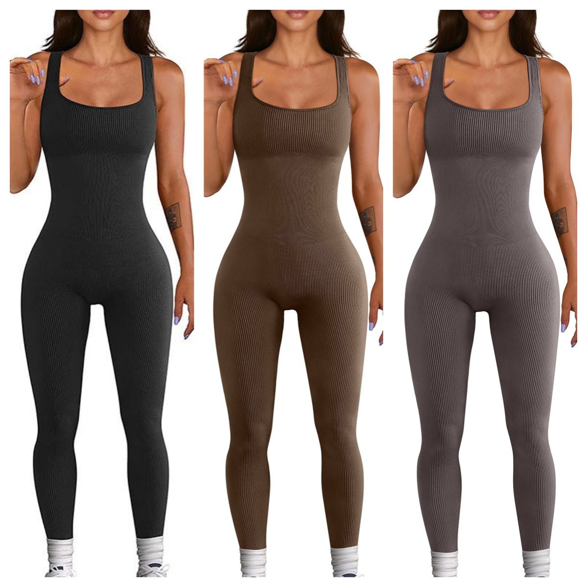 Women's Suspender Tank Shaping Top Tights sports yoga holiday for summer - Glucklich Goods LLC